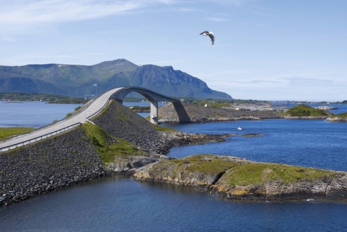 Atlantikstraße in Norwegen