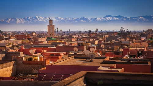 Panorama von Marrakesch