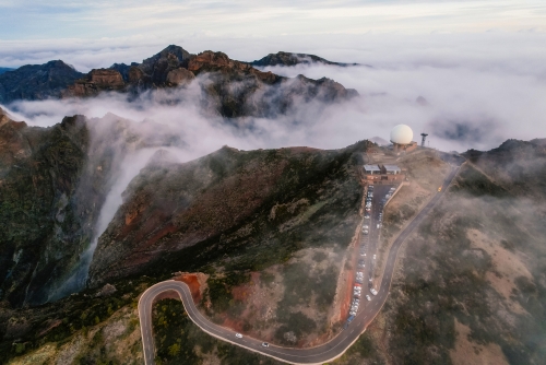 Gipfel des Pico do Areeiro