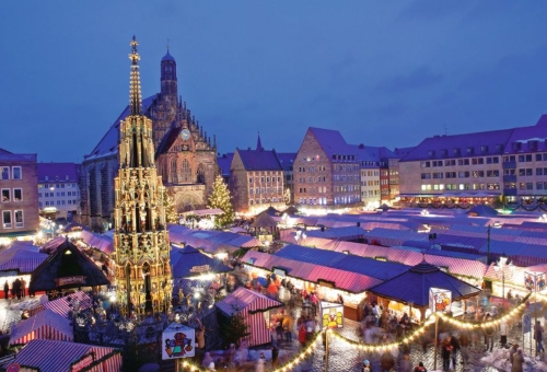 Christkindlesmarkt in Nürnberg, Deutschland