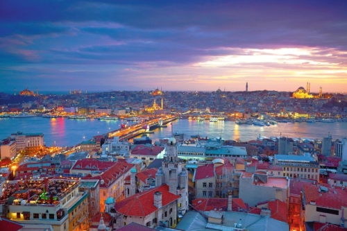 Istanbul Sunset Panorama