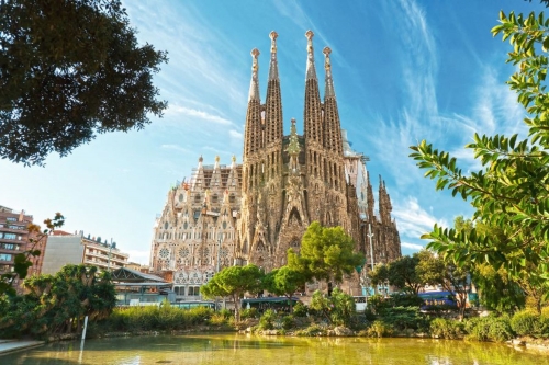 La Sagrada Familia, Barcelona, spain.