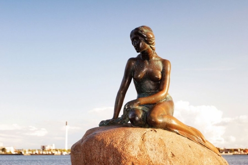 Kleine Meerjungfrau in Kopenhagen, Dänemark