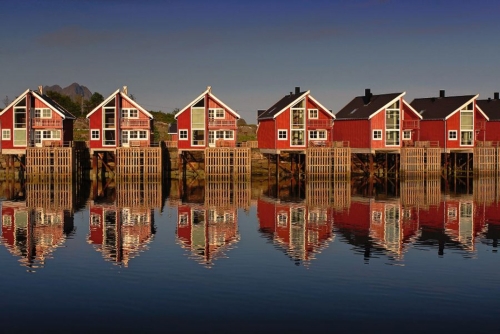 Svolvaer auf den Lofoten, Norwegen