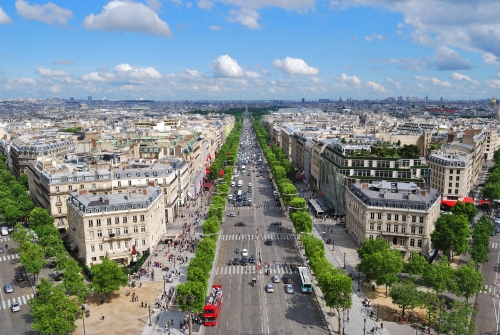 Champs Élysées in Paris