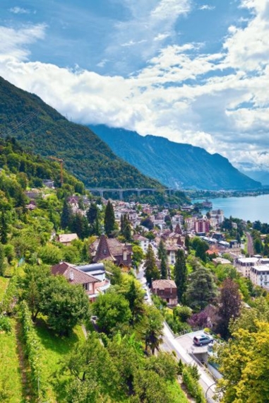 Montreux und Genfer See