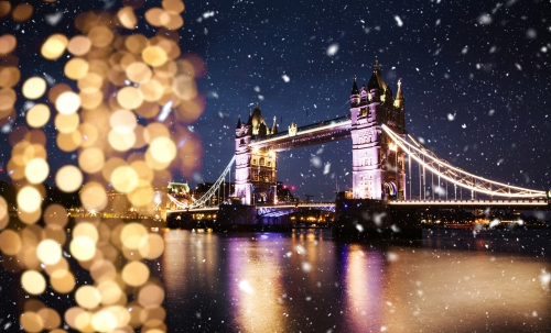 Schneefall in Londonµ1