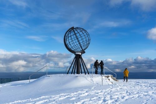Nordkap im Winter