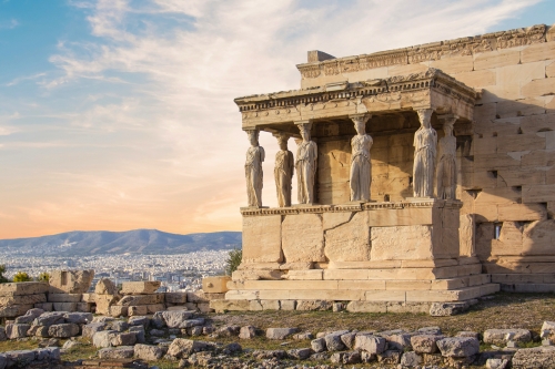 Akropolis und Erechtheion in Athen