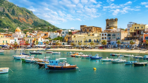 Forio auf der Insel Ischia