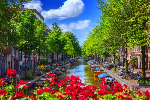 Kanal in Amsterdam