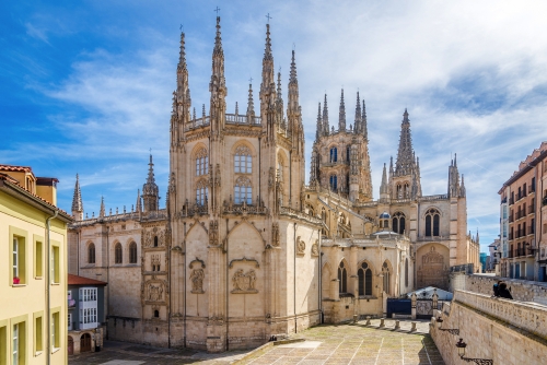 Blick auf die Kapelle der Kathedrale der Heiligen Maria in Burgos