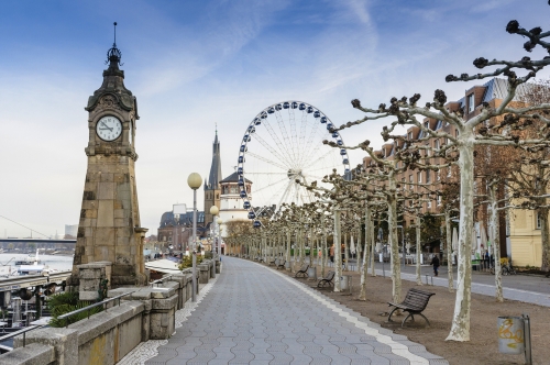 Düsseldorf im Winter