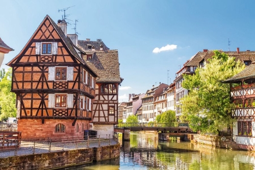 House tanners, Petite France district. Strasbourg, France