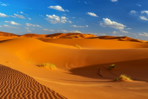 Dünen der Sahara bei Eroud in Marokko