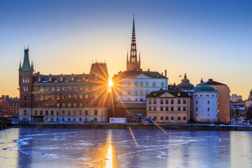 Riddarholmen - Teil der historischen Altstadt (Gamla Stan) in Stockholmµ4