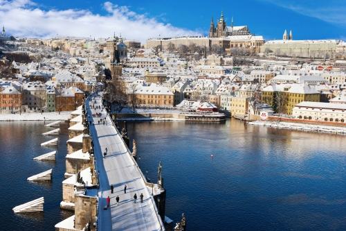 winterliches Prag