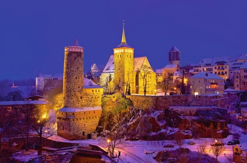 Bautzen Nacht Winter - Bautzen night winter 01