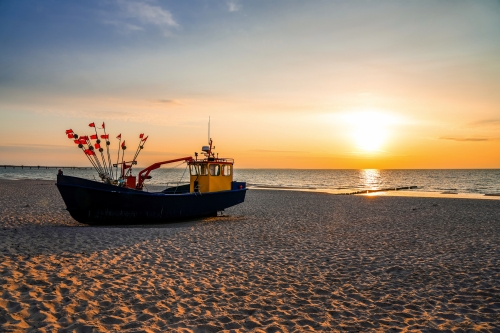 Strand bei Misdroy in Polen