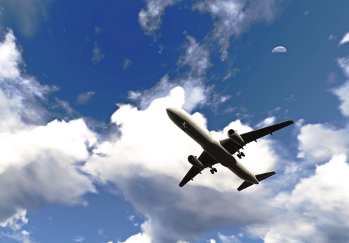 plane flying