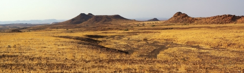 Grands espaces déserts du Damaraland - Namibie