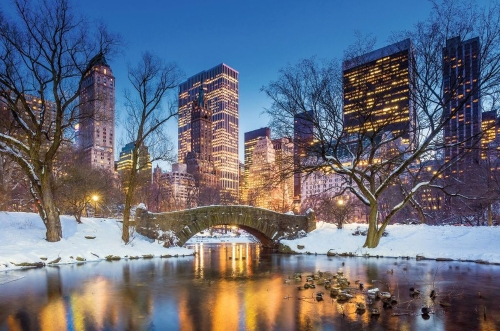 Gapstow Brücke im Central Park, New York