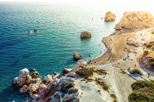 Felsen der Aphrodite auf Zypern