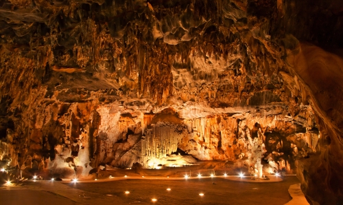 Thronsaal in den Cango-Höhlen, Südafrika