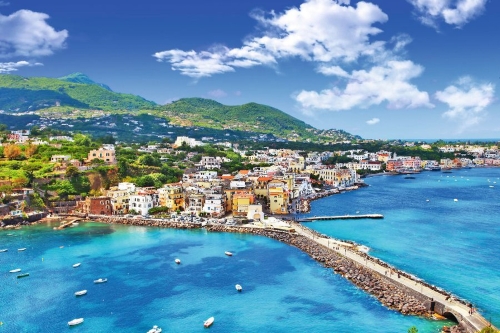 Vulkaninsel Ischia im Golf von Neapel