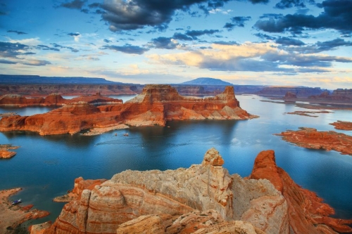 © Gleb Tarassenko - Fotolia Blick vom Alstrom Point auf den Lake Powell