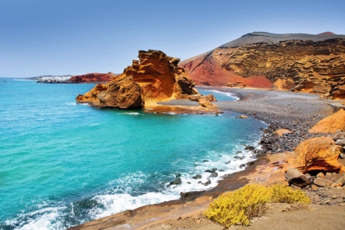 El Golfo Lago de los Clicos auf Lanzarote 