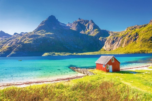 Trollfjord in den norwegischen Lofoten