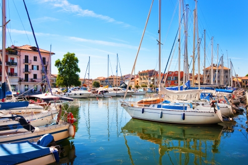 Grado an der Nordküste der Adia, Italien