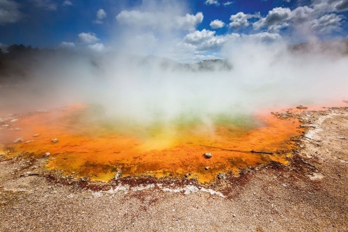 Champagne Pool in Waiotapu,Rotorua,Neuseeland