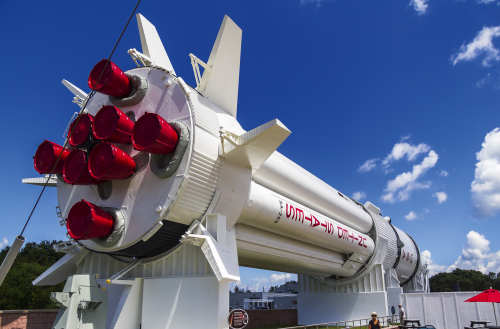 Big Rakete in Kennedy Space Center