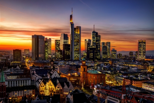 Frankfurt am Main in der Nacht