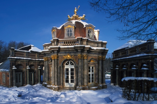 Orangerie und Sonnentempel in der Eremitage von Bayreuth