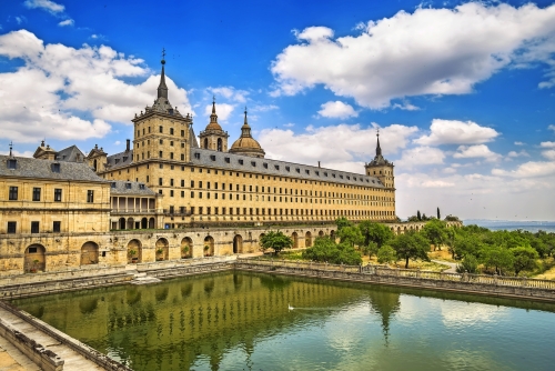 Königliche Kloster von San Lorenzo de El Escorial bei Madrid, Spanien