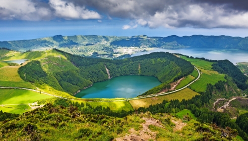 Kraterseen des Sete Cidades auf São Miguel