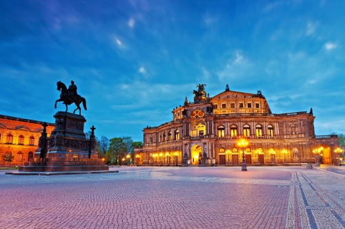 Semperoper in Dresden, Deutschland