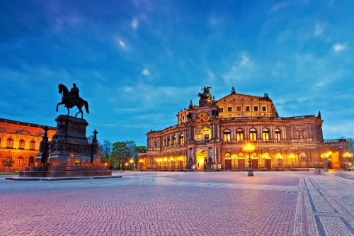 Semperoper in Dresden, Deutschland