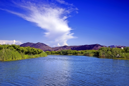 Neretva-Delta in Kroatien
