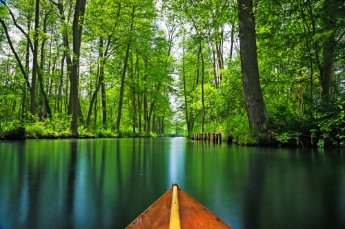 Kahnfahrt im Spreewald, Deutschland