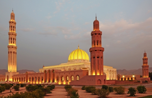 Sultan-Qabus-Moschee in Muscat, Oman