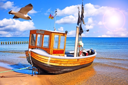 Ostseekutter auf Usedom