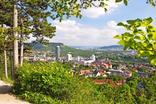 Blick auf Jena / Thüringen