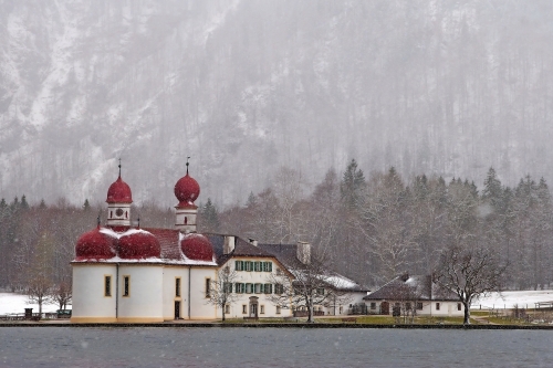 St. Bartholomews Kirche am Königssee, Deutschland