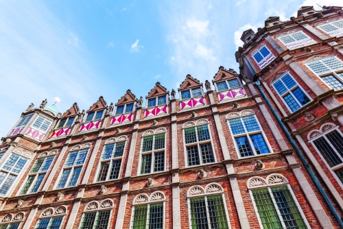 Fassade des Teufelshauses in Arnhem, Niederlande