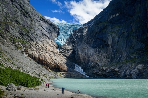 Festlandsgletscher Briksdalsbre in Norwegen