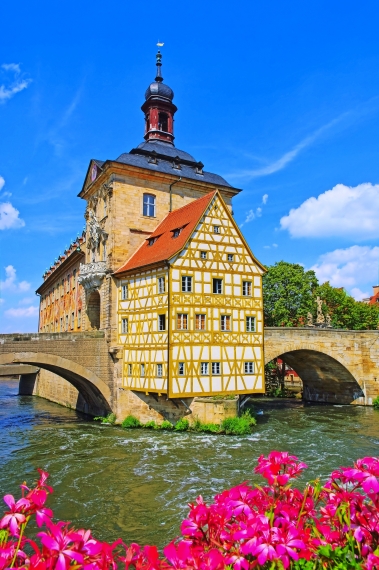 Brückenrathaus in Bamberg, Deutschland